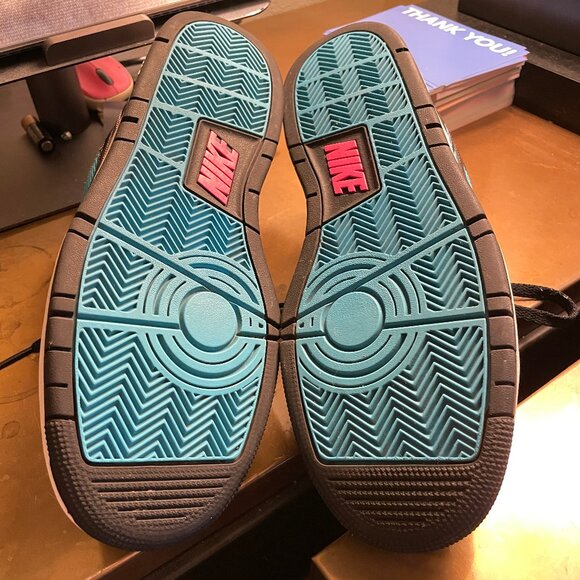 Nike Air Prestige III Sneakers Black Blue Yellow Womens Size 9 US 394656-437 - Picture 8 of 8